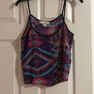 Printed crop top